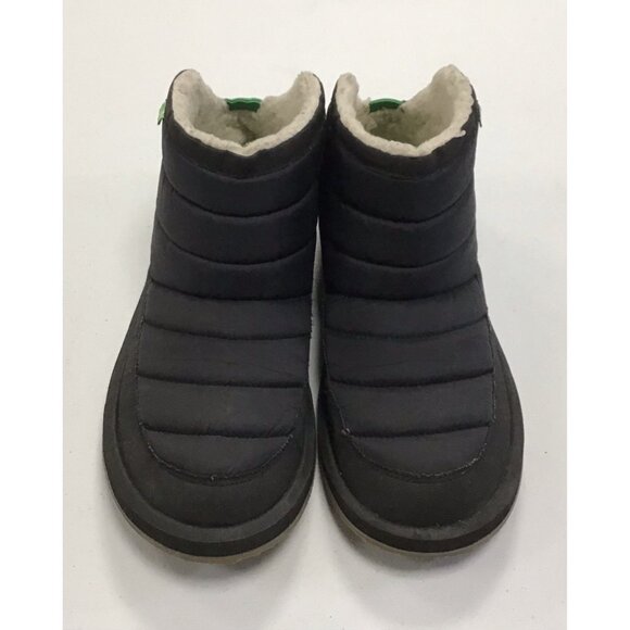 Sanuk Puff N Chill Black Slipper Boot Size 12 🤍 - Picture 1 of 4